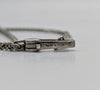 925 Hallmarked Silver, Gucci Ghost Pendant on Thin Curbed Chain, 22", 18g, No Original Box