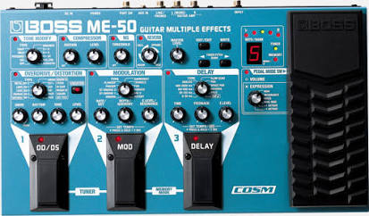 BOSS ME-50 Guitar Multiple Effects Processor
