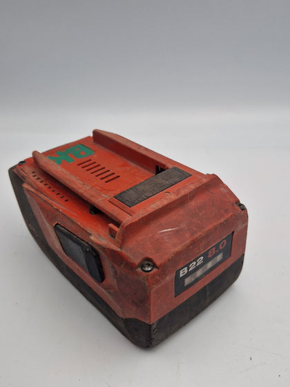 Genuine Hilti B22 8.0 Li-Ion Battery Pack – 22V – 8.0Ah – CPC – Red