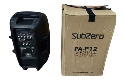 Sub-zero SZPA-P12 PA System with Mic Boxed like new