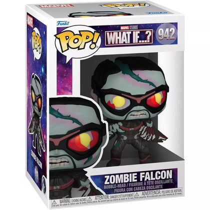 ** Collection Only ** Funko Pop! What if? Zombie Falcon #942 Bobble-Head