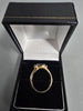 9CT Gold Ring With Blue Stones 2.6G Size L