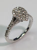Vera Wang 18ct White Gold Diamond Ring Boxed