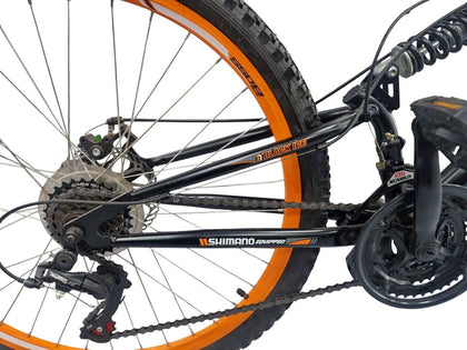 Boss Ice Mountain Bike - Black & Orange, 26