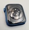 Apple Watch Series 7 GPS 41mm blue aluminium with original box and new blue apple m/l silicone strap (83% battery health)