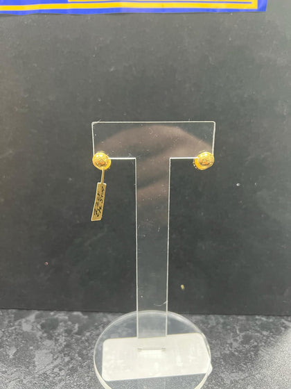 22ct Gold Studs C/Z