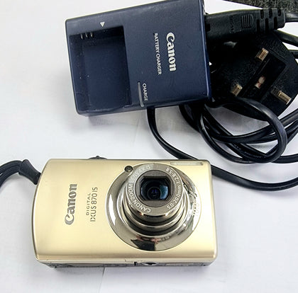 Canon IXUS 870 IS 10MP Digital Camera