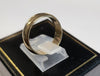 9ct Yellow Gold Band Ring - Size N - 4.6g