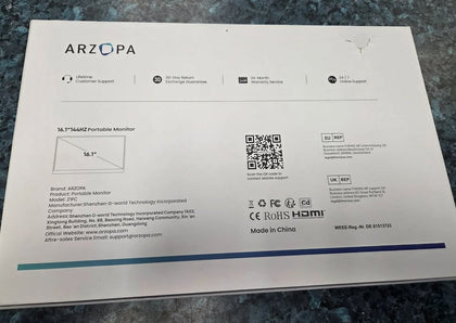 ARZOPA 16.1 INCH PORTABLE MONITOR