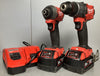 Milwaukee M18 18V 2 x 5.0ah Li-Ion RedLithium Cordless Twin Pack ** Unboxed **