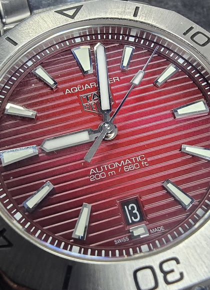Tag Heuer Aquaracer Red Professional 200 Automatic Watch 40mm - WBP2114