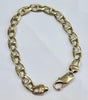 9ct Gold Anchor Link Bracelet 9.5"