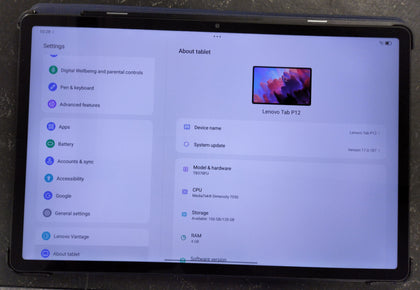 LENOVO P12 TABLET