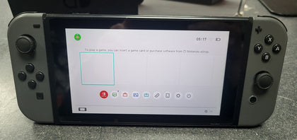 Nintendo Switch Console, 32GB + Grey Joy-Con, Boxed