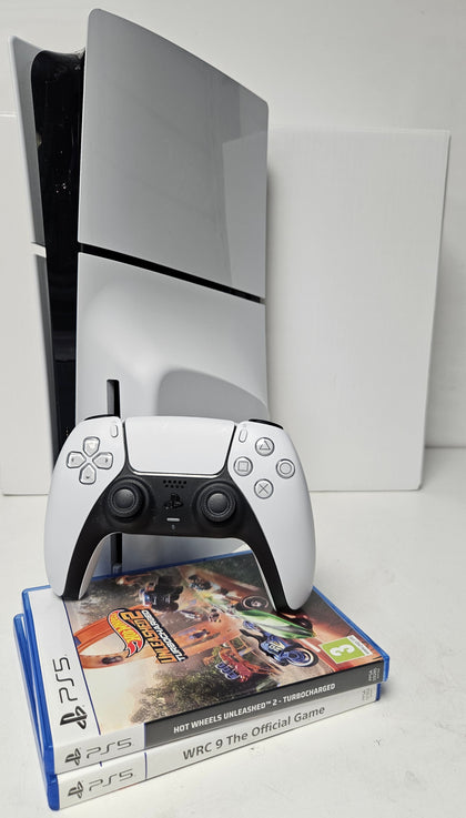 Sony Playstation 5 Slim Disc Edition Console & 2 Games