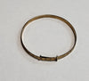 9ct Yellow Gold Baby Bangle - Teddy Bear Design - 1.77G - Hallmarked