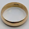 375 9CT YELLOW GOLD RING, SOLID BAND SYTLE, SIZE O/7, 2.5G, BOXED