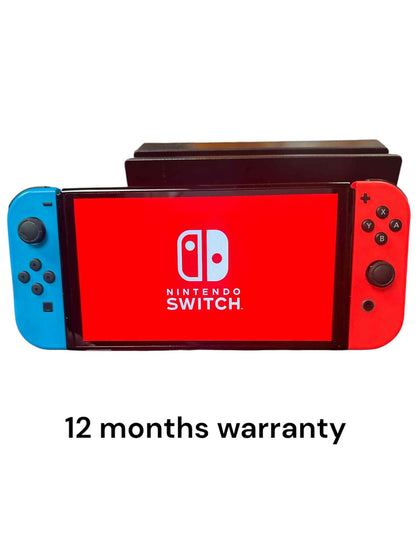 Nintendo Switch OLED with standard switch dock