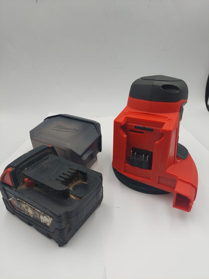 Milwaukee M18BOS125-0 18V 125mm Compact Random Orbit Sander (4.0AH Battery & Dust Box Included)