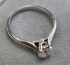 18ct White Gold diamond Ring 0.50ct size "L"