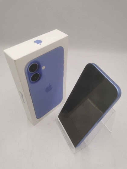 Apple iPhone 16 128GB Ultramarine - Unlocked - Boxed - 100% Battery