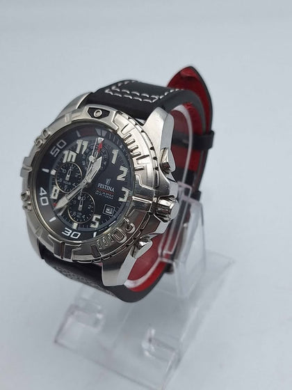 Festina Chrono Bike Tour de France Chronograph Watch - Unboxed With Leather Strap
