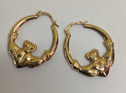 9ct yellow gold earrings