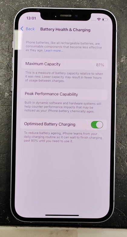 iPhone 12 64GB 81% Battery Capacity ***Unboxed***