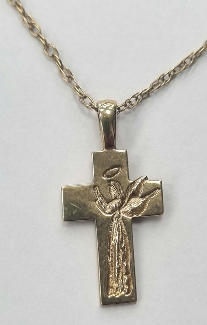 9ct Gold Chain with Cross