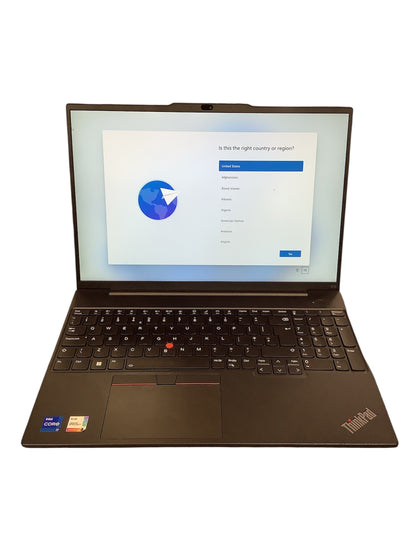 Lenovo ThinkPad E16 Gen 1 - Intel Core i7 13th gen - 16gb - 512gb SSD - Windows 11 Pro