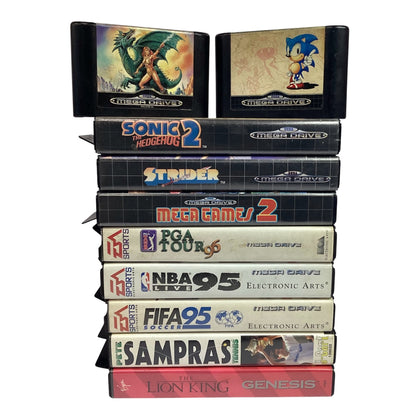 Sega MegaDrive 2 Console + 10 Games
