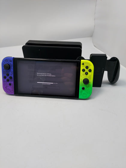 Nintendo Switch OLED 64GB Handheld Gaming Console -  Splatoon 3 Edition - Unboxed