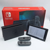 Nintendo switch 32GB gamimg console with black joycons, charger, cradle and dock BOXED