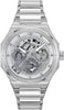 Hugo Men's Stainless Steel Grail Skeleton Watch