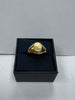 5.9G 18ct Gold Textured Signet Ring - Size Z - **Hallmarked**