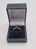 9ct White Gold Pearl Solitaire Ring - Size S - 2.19 Grams