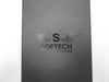 Softech Men's Large face black watch