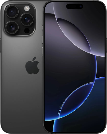 Apple iPhone 16 Pro Max, 512GB, 100% Battery Health, Unlocked, Black
