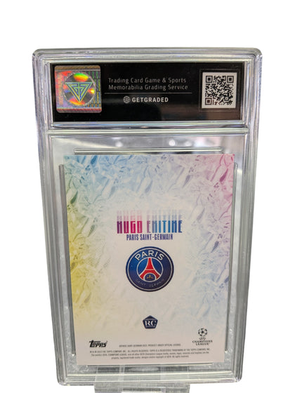 GRADED FOOTBALL CARD  HUGO EKITIKE PRISTINE 10