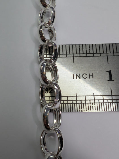 Brand New Silver 925 Large Hoop Chain