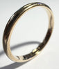 9ct yellow gold wedding band ring size X