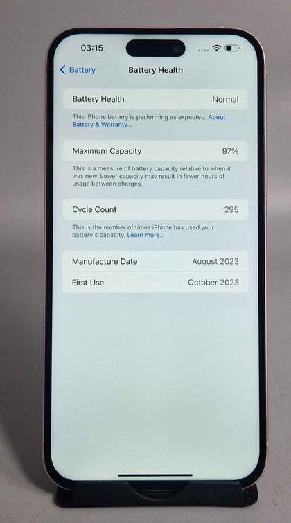 Apple iPhone 15 Plus 128GB Pink, Unlocked Cracked Back
