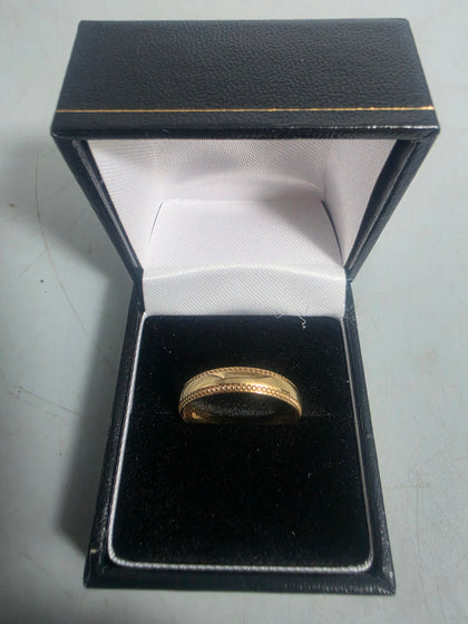 9ct Gold Ring 375 2.9G Size T