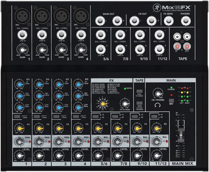 Mackie Mix12FX 12-Channel Compact Mixer
