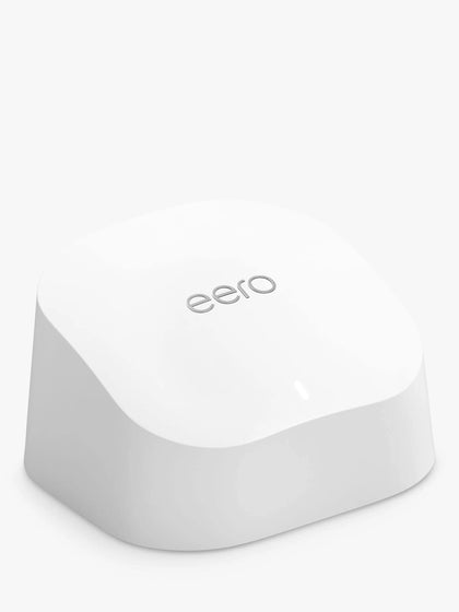 Amazon Eero 6 (MODEL n010001) Dual-Band Mesh Wi-Fi 6 System | with Built-in Zigbee Smart Home* COLLECTION ONLY