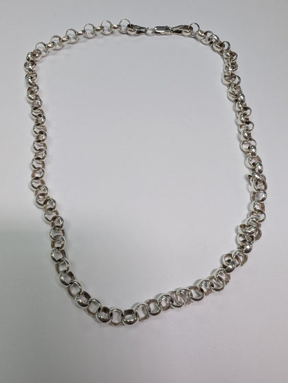 silver beltcher chain