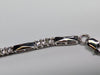 9ct White Gold CZ Bracelet 7.5"