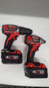 Milwaukee M18BPP2AB-402C 18V 4Ah Li-Ion Red Lithium Cordless Drill Twin Pack