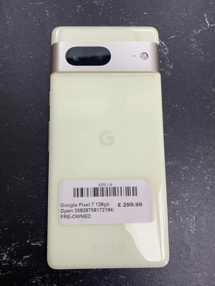 Google Pixel 7 5G Smartphone (8+128GB) - Lemongrass.