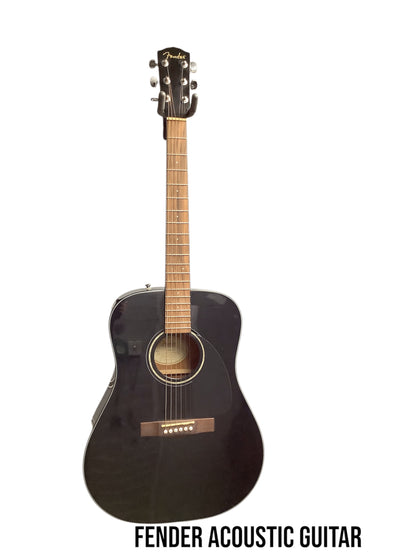 Fender CD-60 Dreadnought - Black: Acoustic Guitar